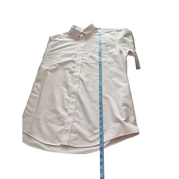 L.L. Bean Men's Striped Wrinkle Free‎ Traditional Fit Button Down Shirt Size 17R - Picture 11 of 11